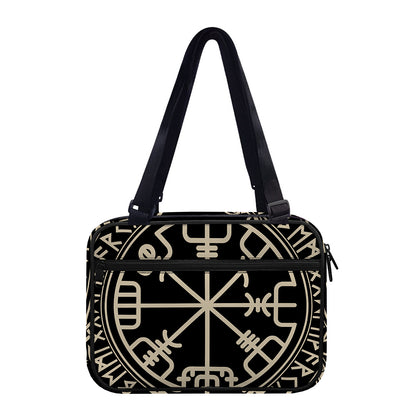 Viking Vegvisir Print Double Strap Bible Bag