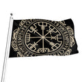 Viking Vegvisir Print Flag