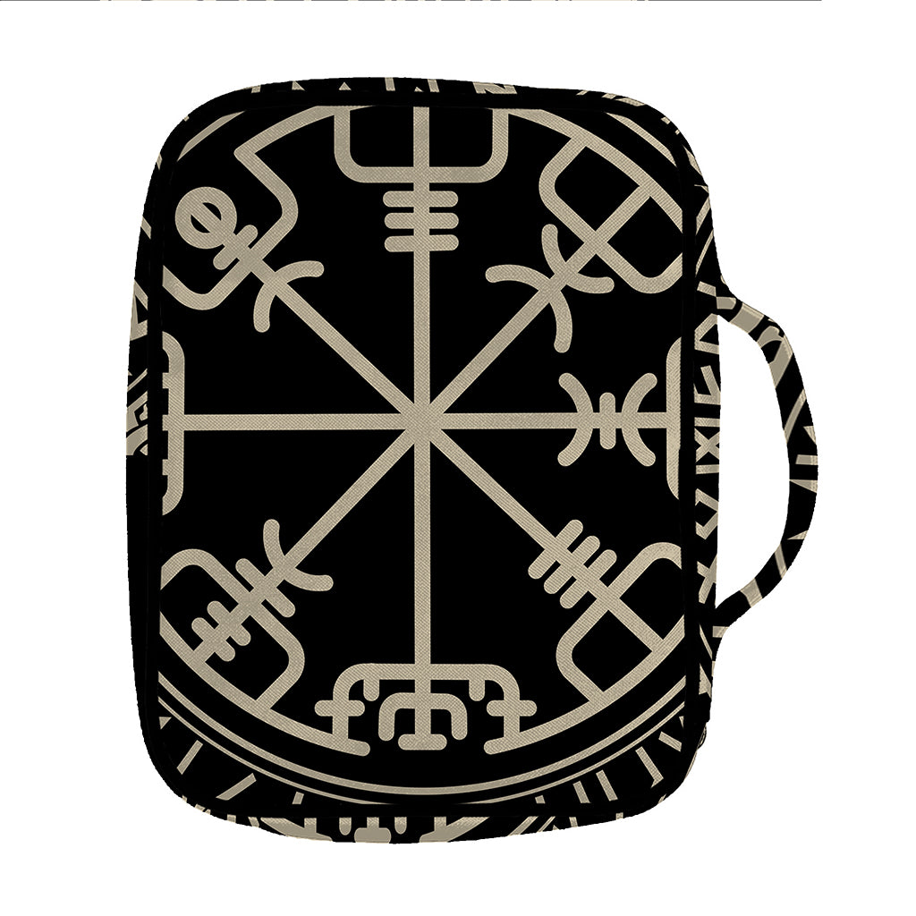 Viking Vegvisir Print Front Pocket Bible Bag