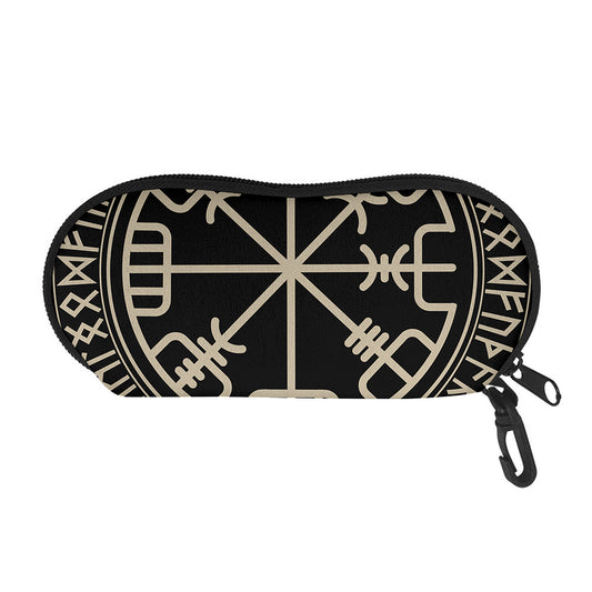 Viking Vegvisir Print Glasses Case