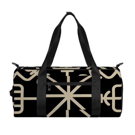 Viking Vegvisir Print Gym Bag