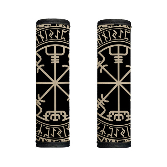 Viking Vegvisir Print Handle Covers