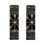 Viking Vegvisir Print Handle Covers