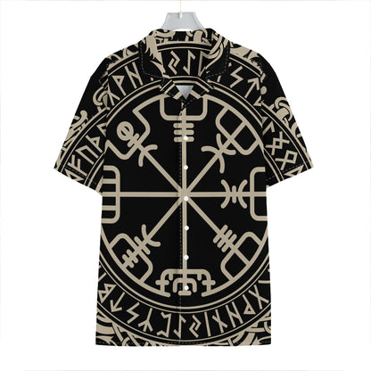 Viking Vegvisir Print Hawaiian Shirt
