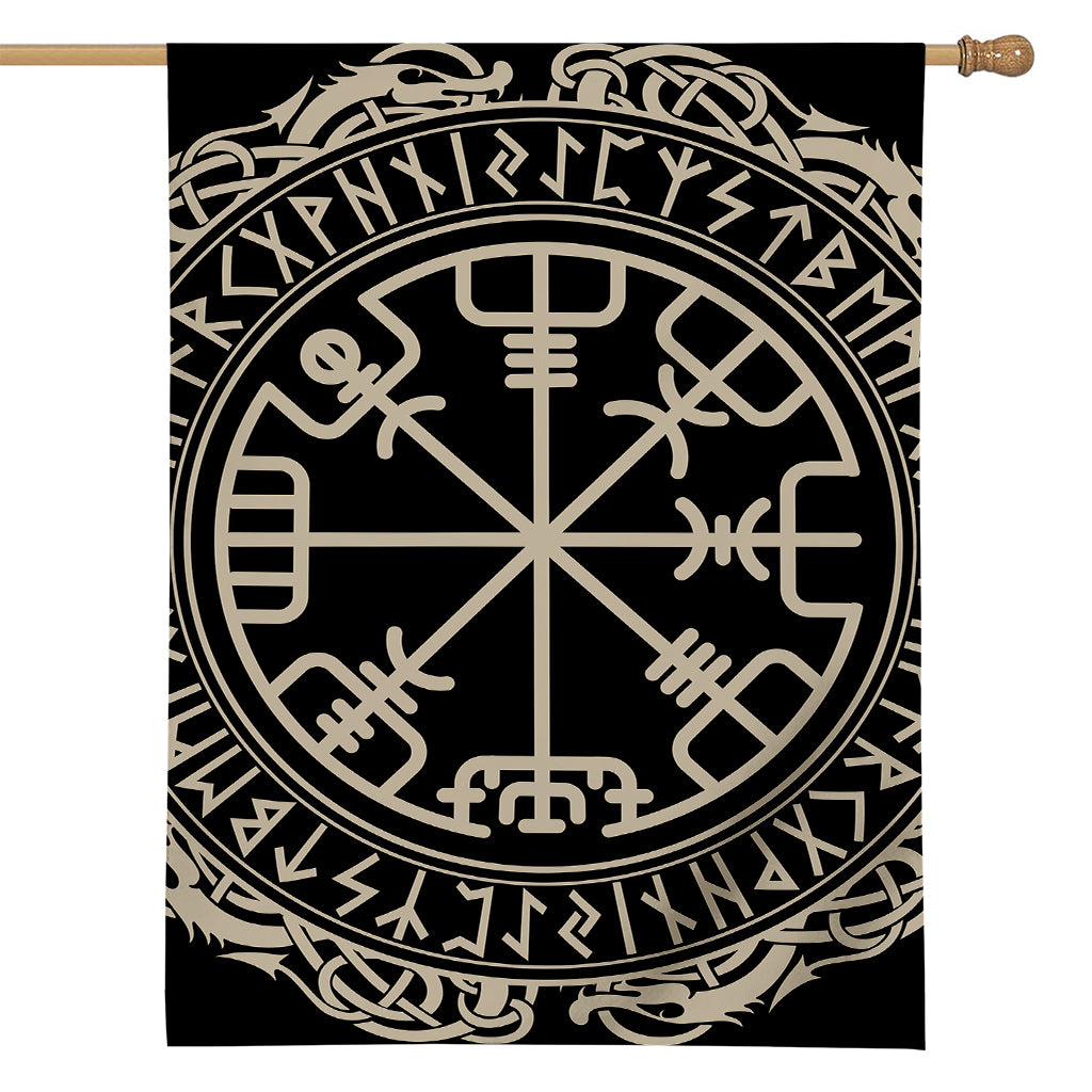 Viking Vegvisir Print House Flag