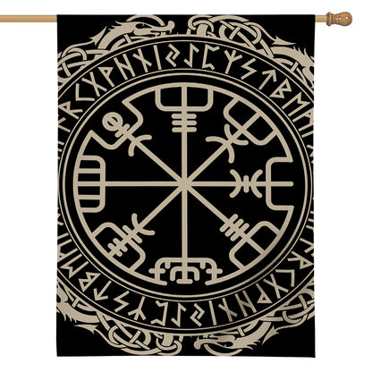 Viking Vegvisir Print House Flag