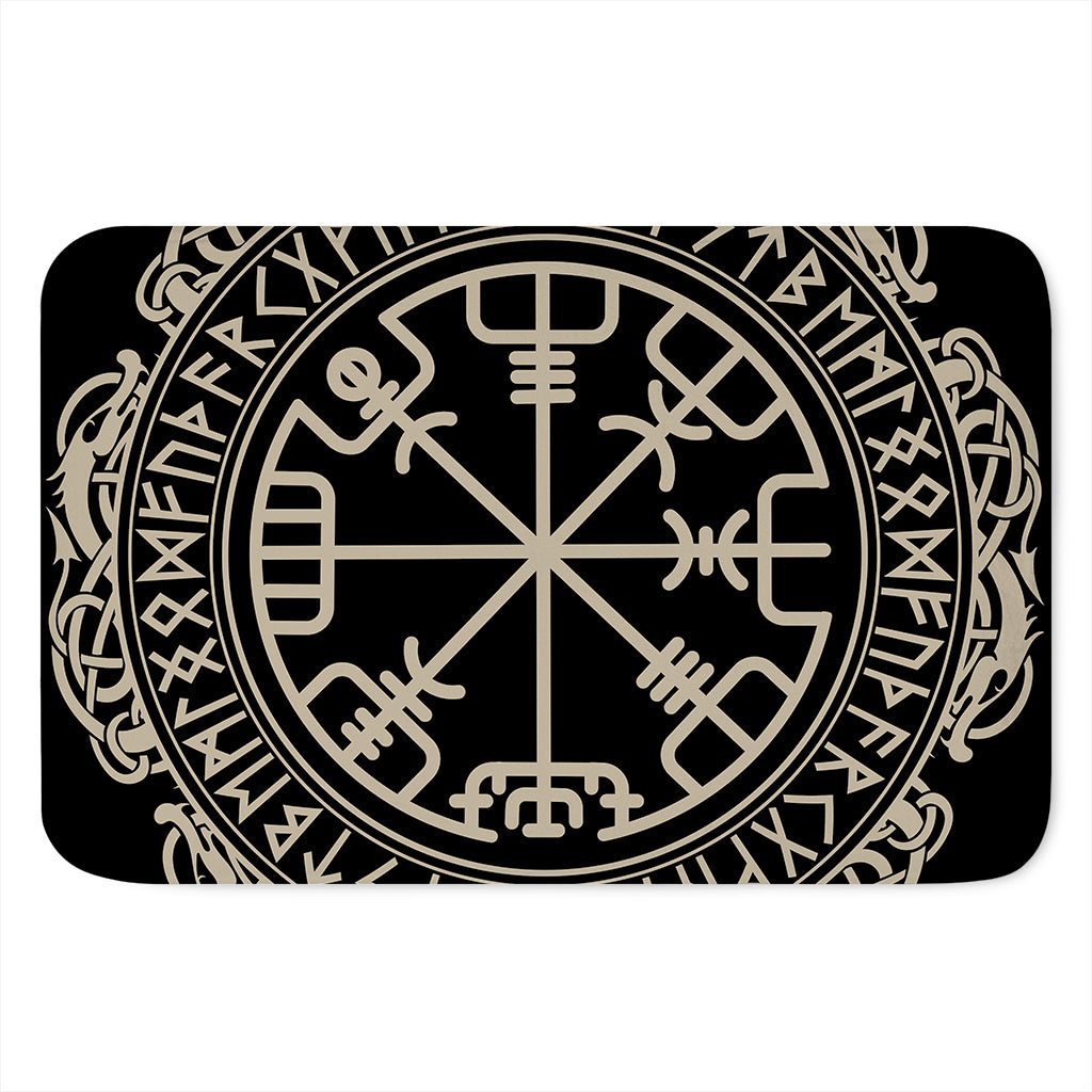 Viking Vegvisir Print Indoor Door Mat
