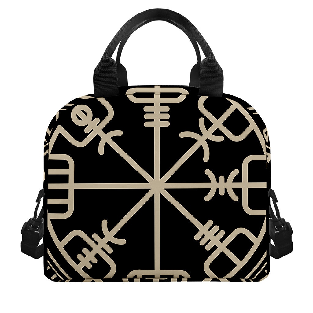 Viking Vegvisir Print Insulated Lunch Bag