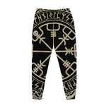 Viking Vegvisir Print Jogger Pants