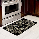Viking Vegvisir Print Kitchen Mat