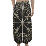 Viking Vegvisir Print Lantern Pants