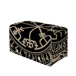 Viking Vegvisir Print Leather Tissue Box Cover