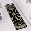 Viking Vegvisir Print Long Kitchen Mat