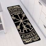 Viking Vegvisir Print Long Kitchen Mat