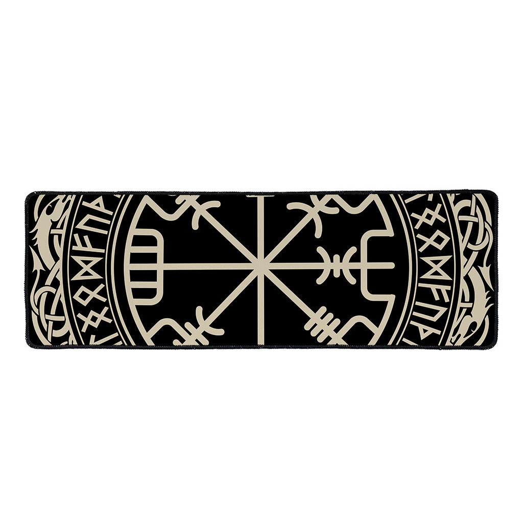 Viking Vegvisir Print Long Kitchen Mat