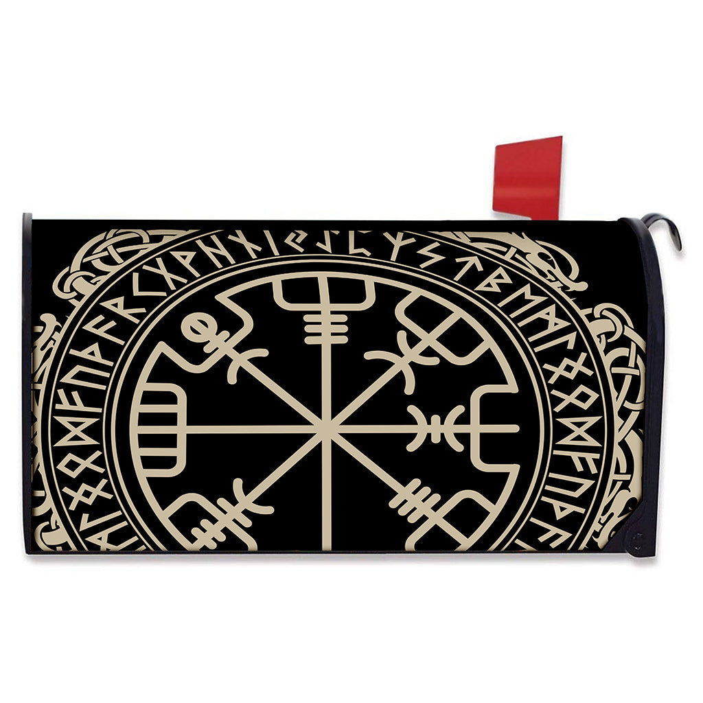 Viking Vegvisir Print Mailbox Cover