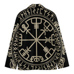 Viking Vegvisir Print Men's Blazer