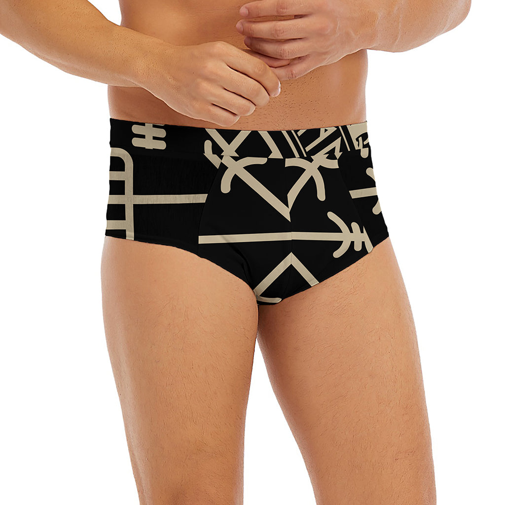 Viking Vegvisir Print Men's Briefs