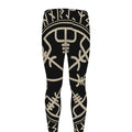 Viking Vegvisir Print Men's Leggings