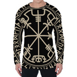 Viking Vegvisir Print Men's Long Sleeve T-Shirt