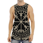 Viking Vegvisir Print Men's Muscle Tank Top