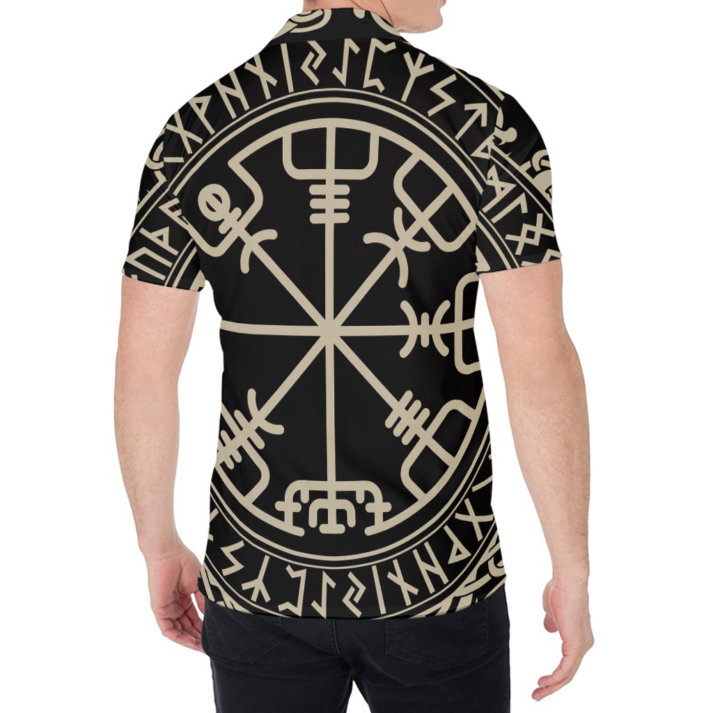 Viking Vegvisir Print Men's Shirt