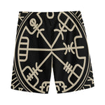 Viking Vegvisir Print Men's Sports Shorts