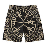 Viking Vegvisir Print Men's Swim Trunks