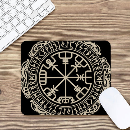Viking Vegvisir Print Mouse Pad