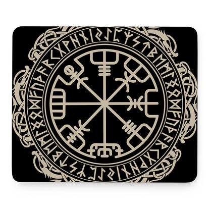 Viking Vegvisir Print Mouse Pad