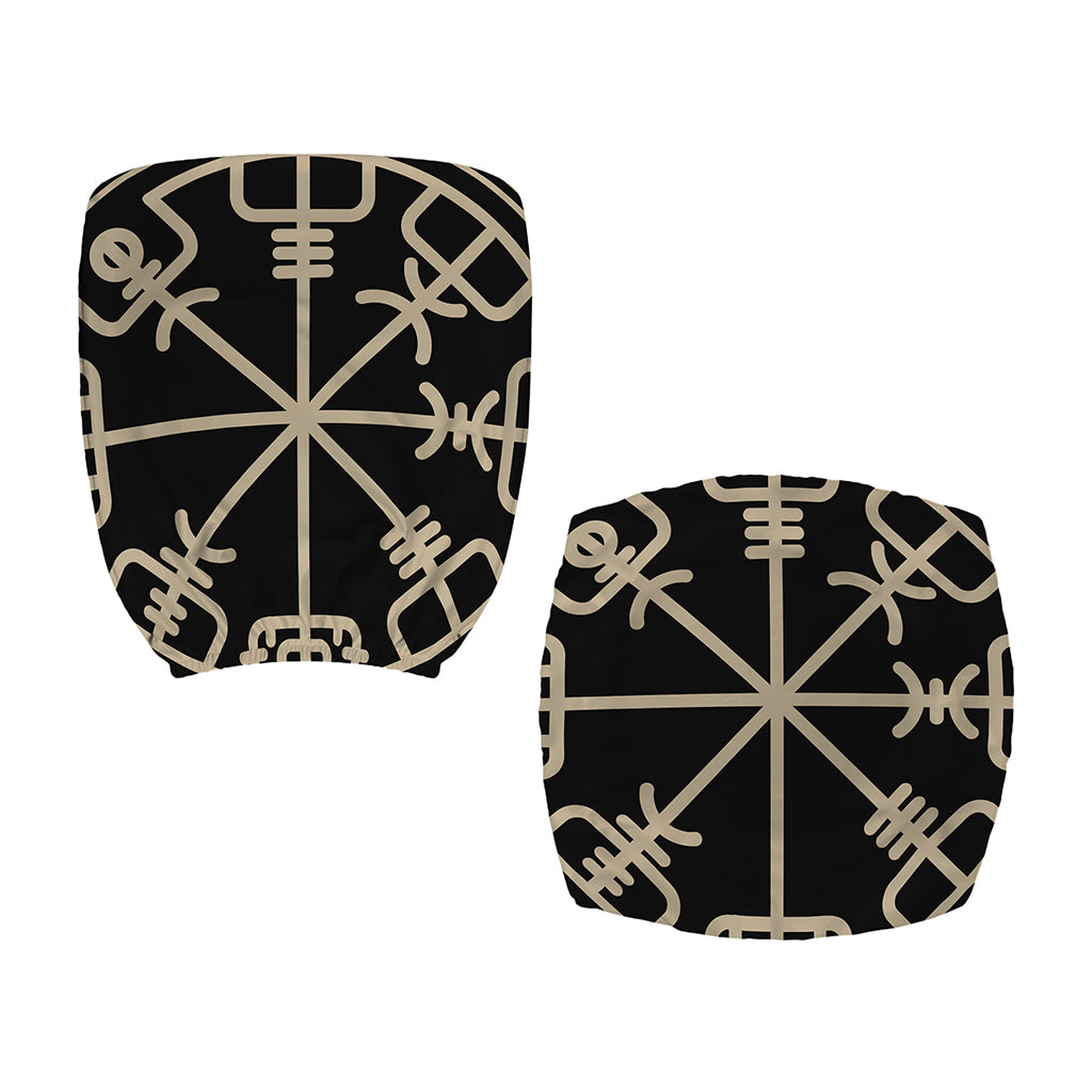 Viking Vegvisir Print Office Chair Cover