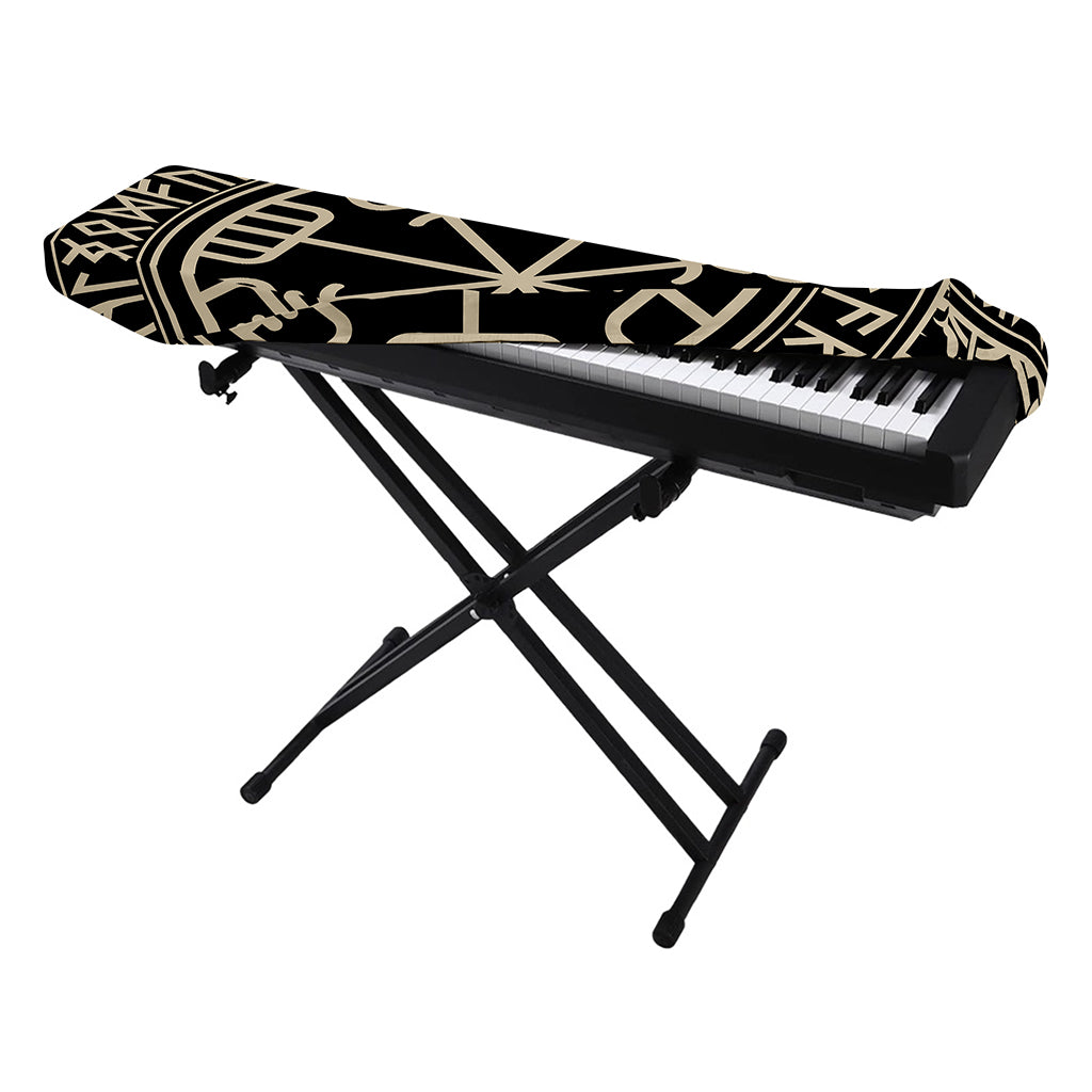 Viking Vegvisir Print Piano Keyboard Cover