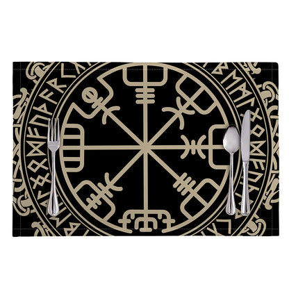 Viking Vegvisir Print Placemat