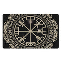 Viking Vegvisir Print Polyester Doormat