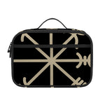 Viking Vegvisir Print Portable Lunch Bag