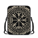 Viking Vegvisir Print Rectangular Crossbody Bag