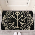 Viking Vegvisir Print Rubber Doormat