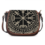 Viking Vegvisir Print Saddle Bag
