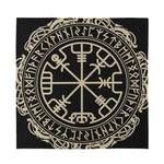Viking Vegvisir Print Silk Bandana