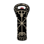 Viking Vegvisir Print Single Neoprene Wine Tote
