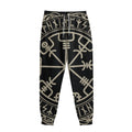 Viking Vegvisir Print Sweatpants