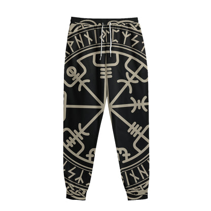 Viking Vegvisir Print Sweatpants