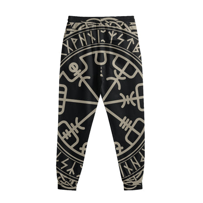 Viking Vegvisir Print Sweatpants