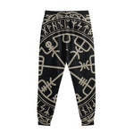 Viking Vegvisir Print Sweatpants