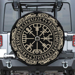 Viking Vegvisir Print Tire Cover With Camera Hole
