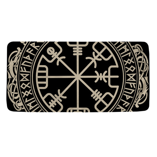 Viking Vegvisir Print Towel