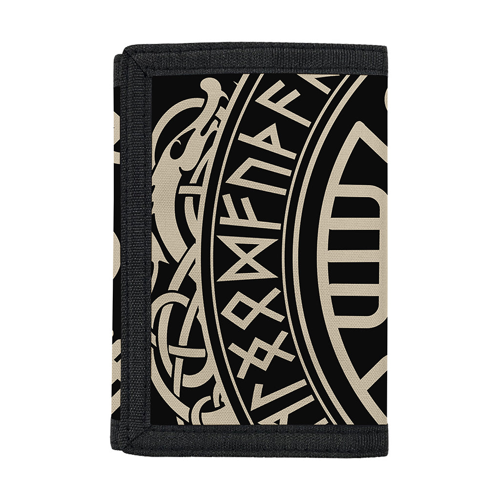 Viking Vegvisir Print Trifold Wallet