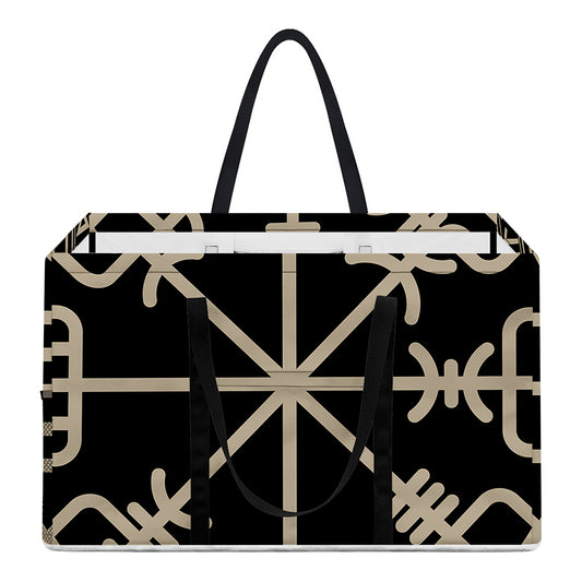 Viking Vegvisir Print Utility Tote Bag
