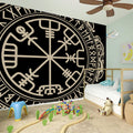 Viking Vegvisir Print Wall Sticker