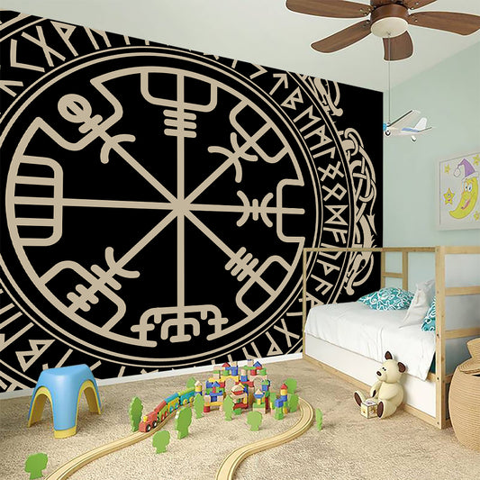 Viking Vegvisir Print Wall Sticker